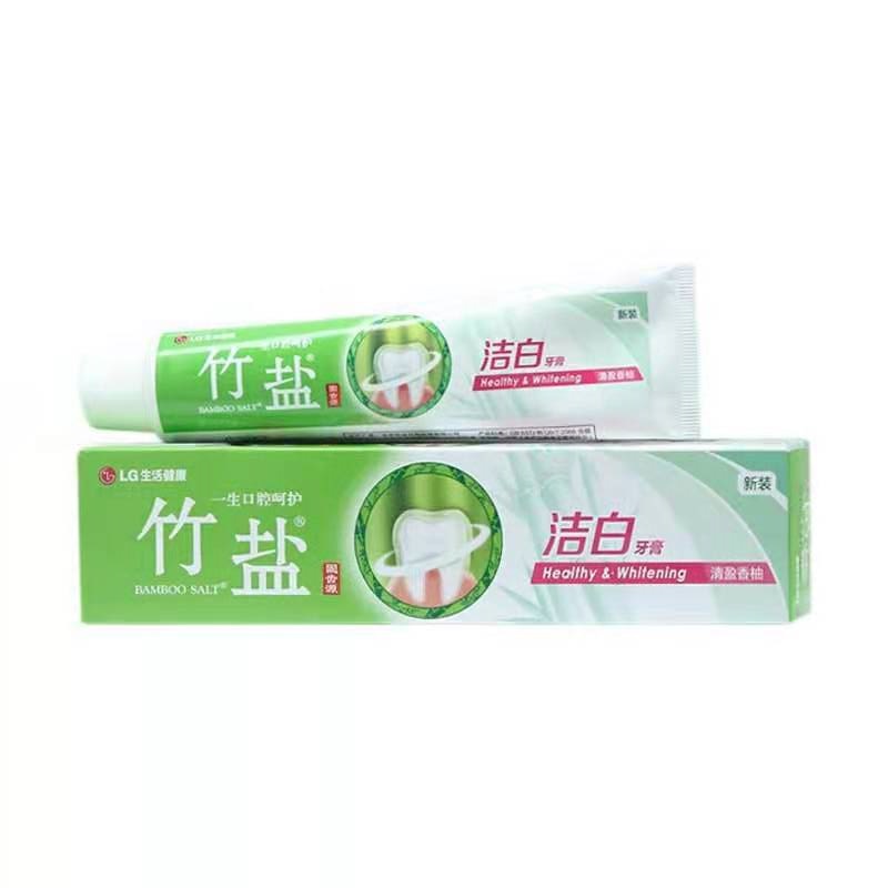 lg竹盐固齿源洁白牙膏120g
