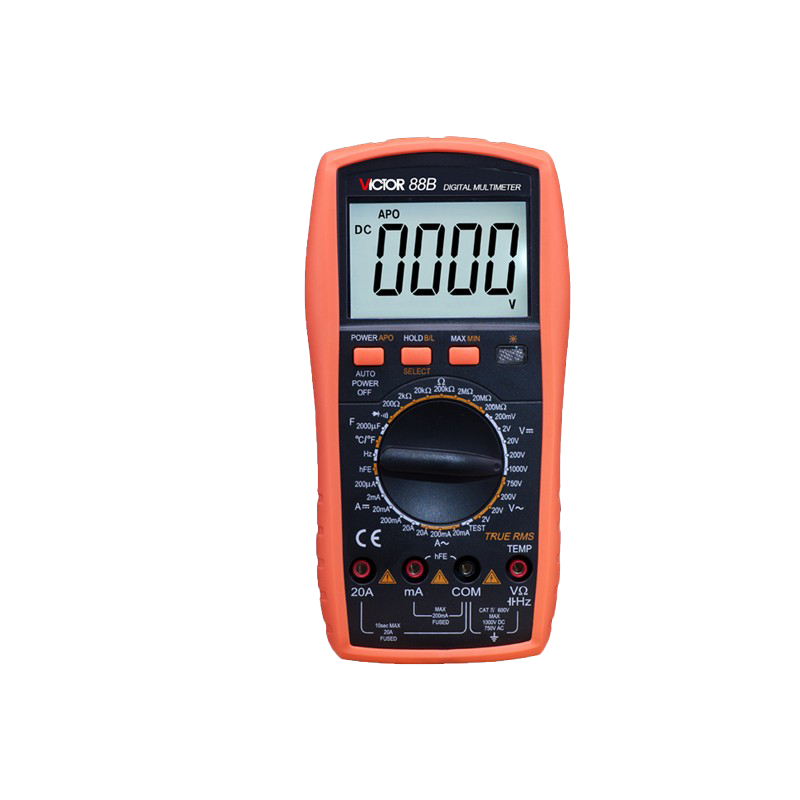 胜利仪器 高精度数字万用表电容表万能表 VICTOR 88B