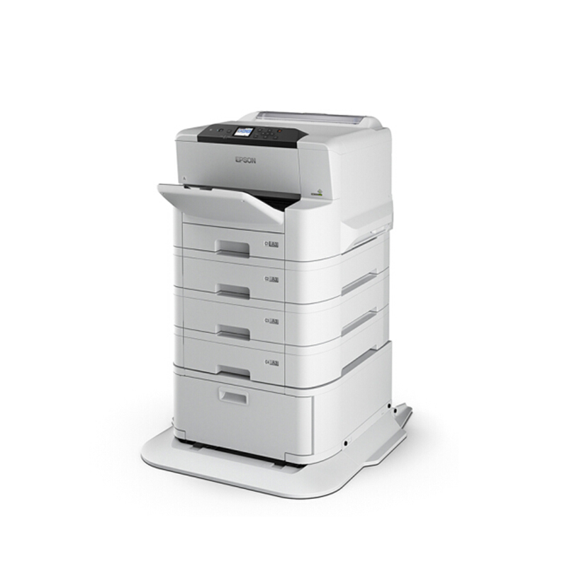 爱普生(EPSON) WF-C8190a 工作组级A3+彩色商用墨仓式大型办公打印机 含4个纸盒+工作台选件高清大图
