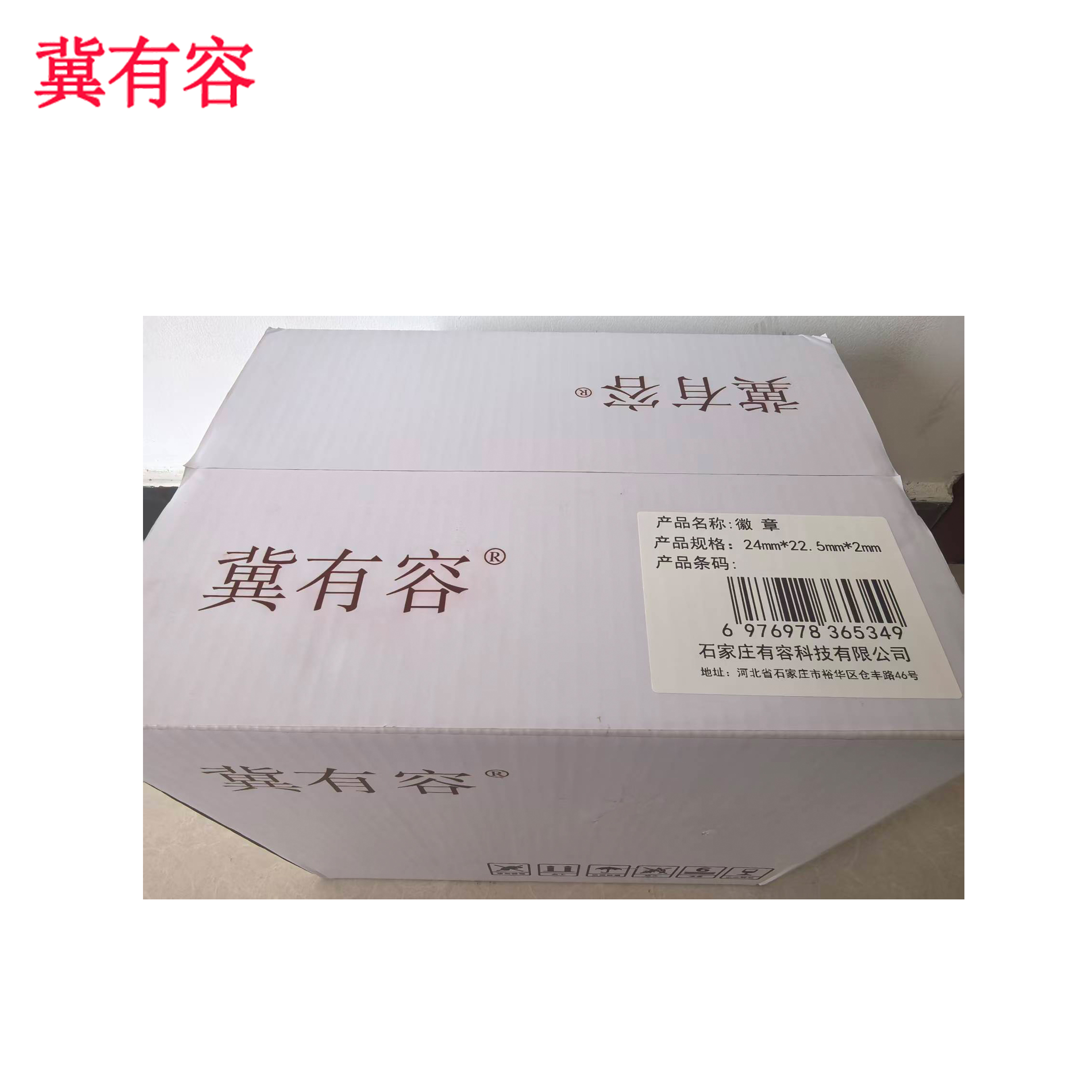 冀有容 团徽 20mm 枚高清大图