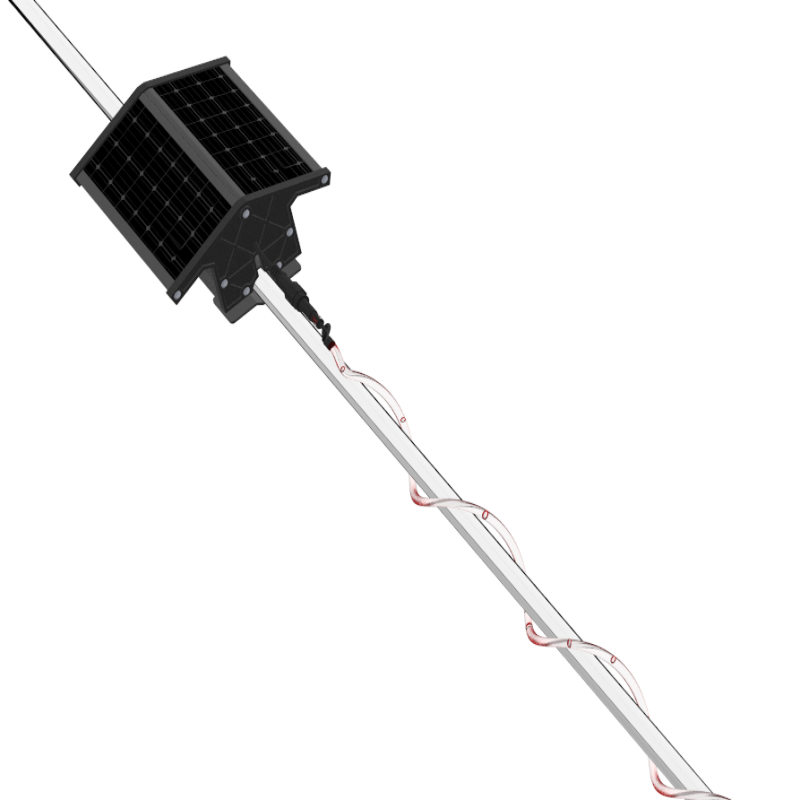 羚翎 LLJS-04 1W DC3.7V 闪烁频率0.5Hz IP66 LED斜拉线警示灯(缠绕式)高清大图