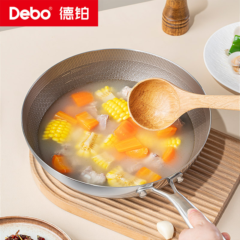 德铂(Debo) 拉齐奥炒锅28cm DEP-DS432高清大图