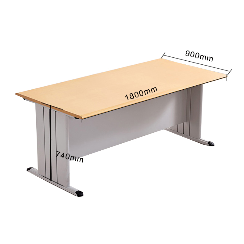 DXBG图书室阅览桌工作桌2000*1000mm橘黄色台面(不含椅)[工厂现做 7天内发货]高清大图