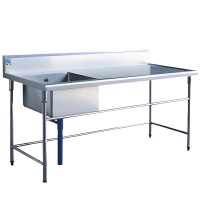 工程款不锈钢杀鱼台/1000*800*800+150mm/201#1.2mm