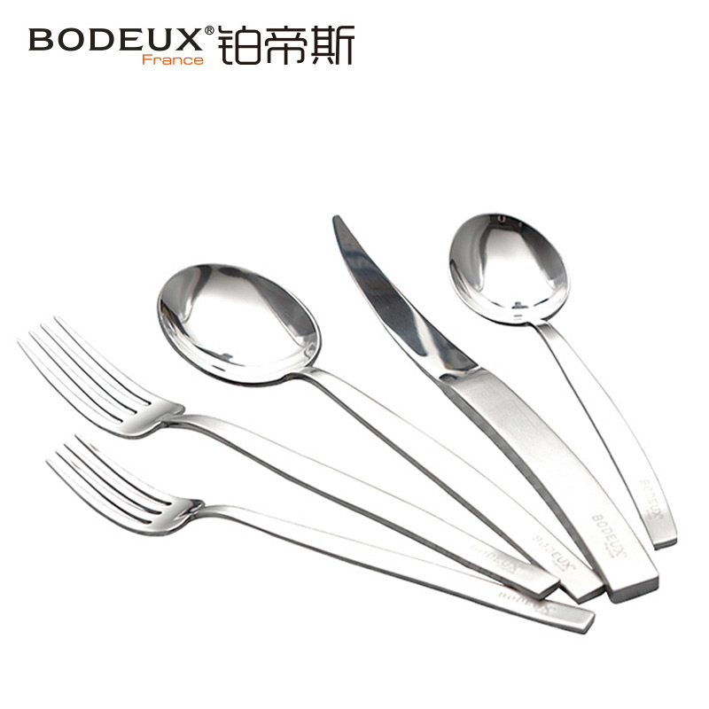 铂帝斯(BODEUX) 铂帝斯 阿瑞斯西餐具五件套 高档不锈钢 牛排刀叉勺精美套装