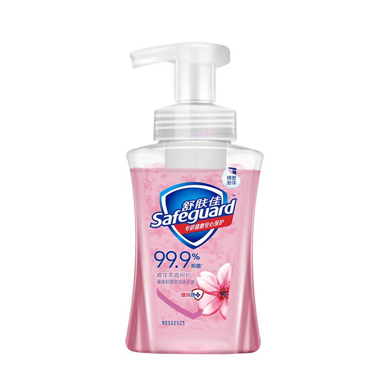 舒肤佳225ml*瓶 泡沫健康抑菌洗手液