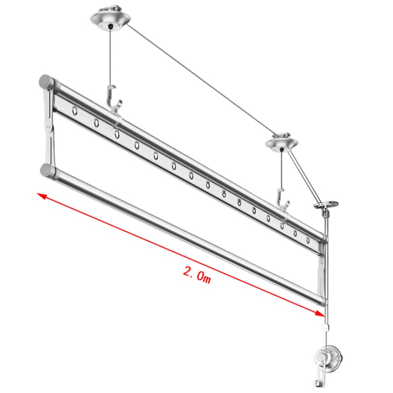 豫龙都 晾衣杆 单杆2m 个高清大图