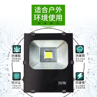 启道LED投光灯防水户外灯室外篮球场工地施工灯泛光灯广告灯投射灯