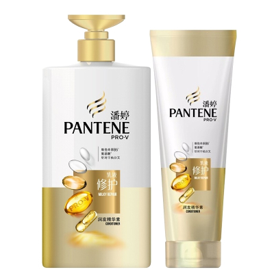 潘婷(PANTENE)护发素乳液750ML_润发乳_精华素_新老包装随机发送_ 400mL