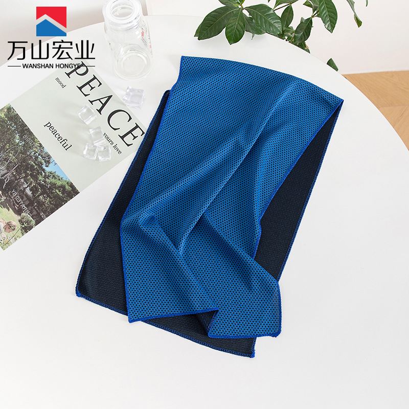 万山宏业 运动毛巾 冰丝毛巾 MJ01/条高清大图