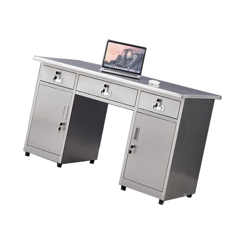 翼澜 不锈钢 电脑桌 1.2m 张高清大图