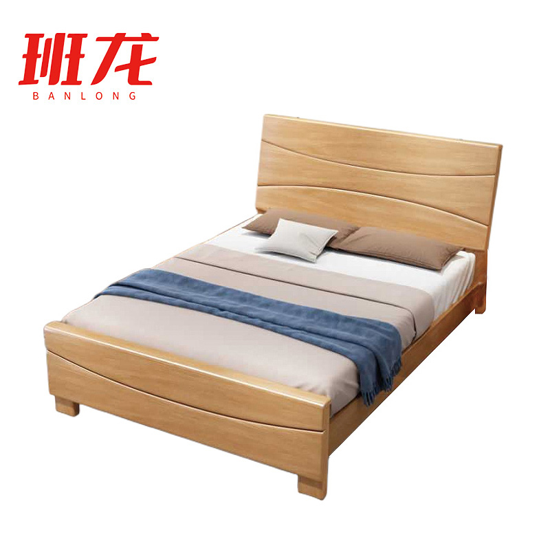 班龙床100*200cm+床垫木质套高清大图