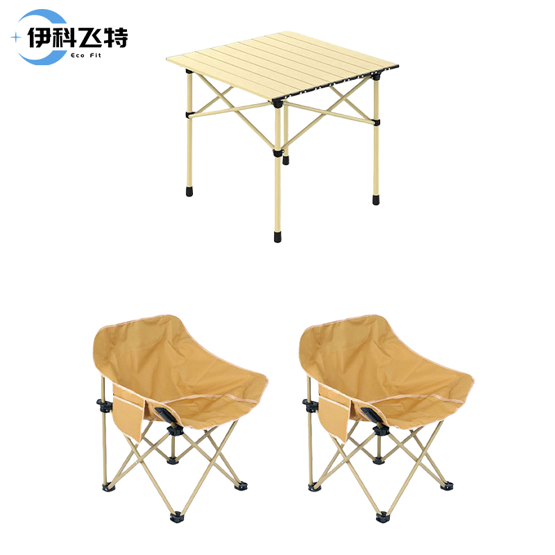 伊科飞特户外桌椅 户外桌椅500*530*500mm+椅子*2套