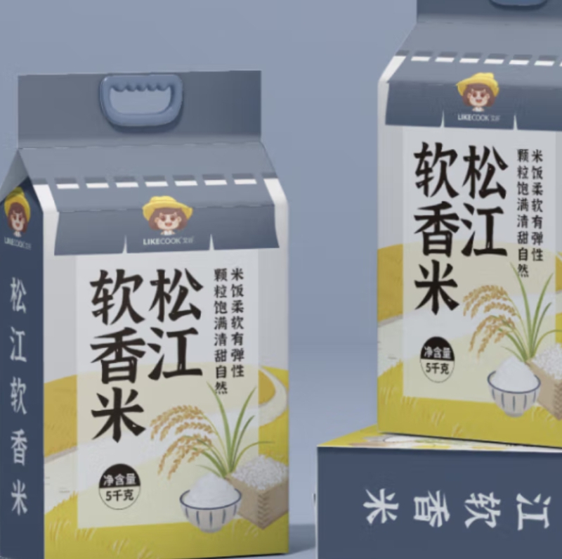 艾谷 松江软香米 5kg高清大图