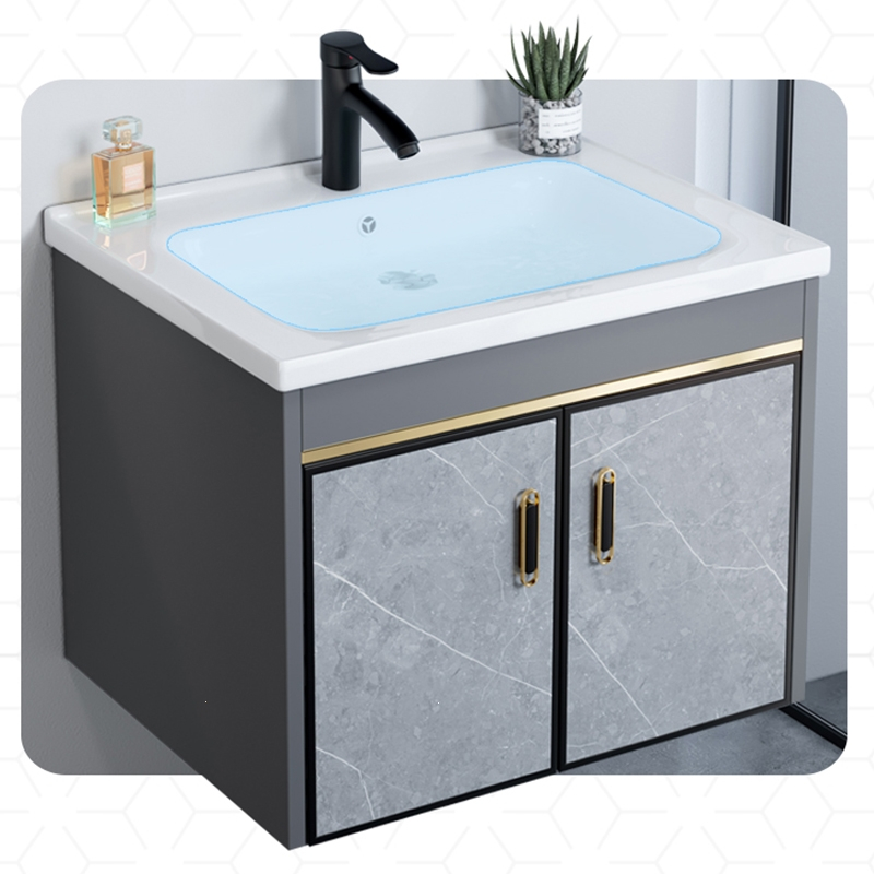 藤印象太空铝浴室柜组合小户型卫生间洗手盆洗漱台卫浴一体陶瓷盆洗脸