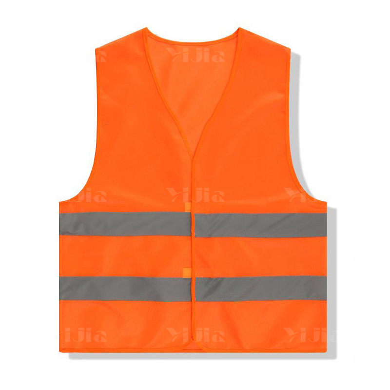 翌嘉YJ4112151 反光背心环卫园林反光马甲施工交通反光衣 普通款橙色