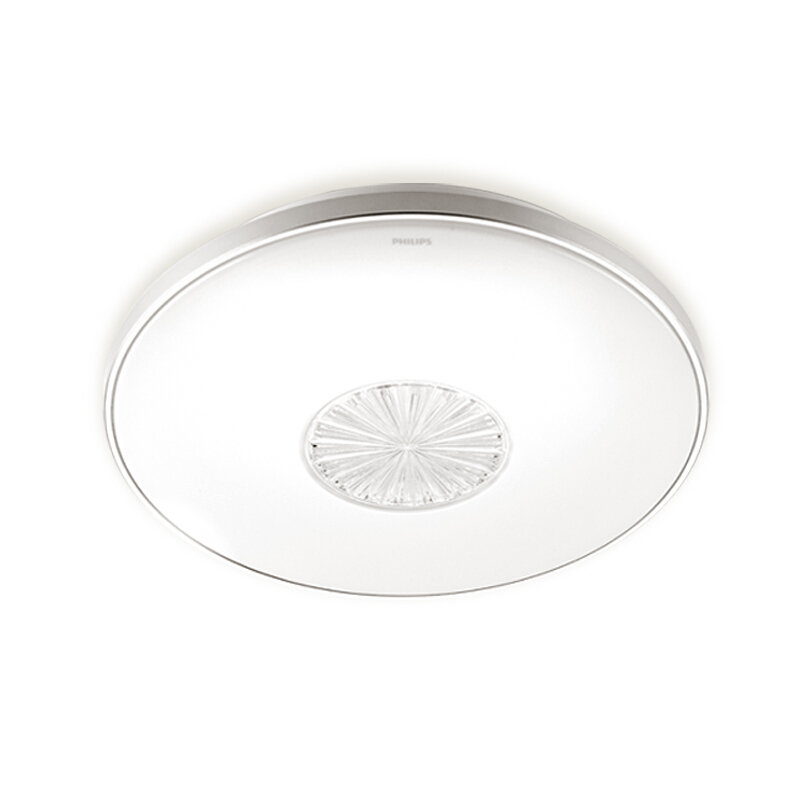 飞利浦(PHILIPS)LED吸顶灯 客厅书房卧室简约灯具遥控调光 悦妍30W 61008 不含遥控器