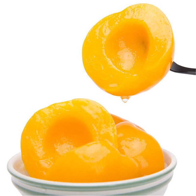 苏宁超市涞丰长寿桃黄桃罐头1200g水果速食罐头方便速食