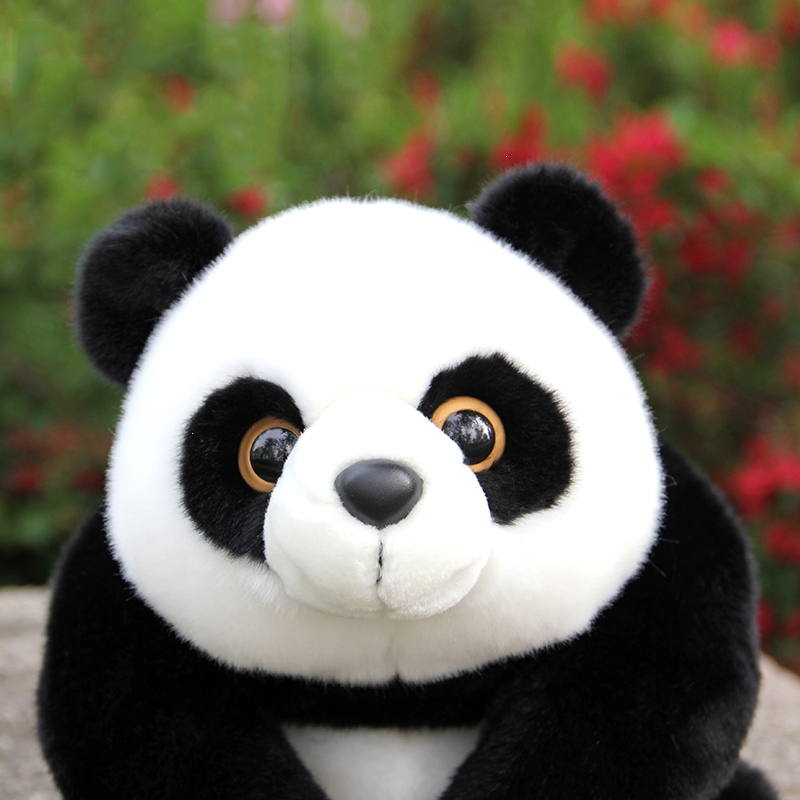 智扣熊猫毛绒玩具娃娃公仔仿真儿童女生出国生日礼物