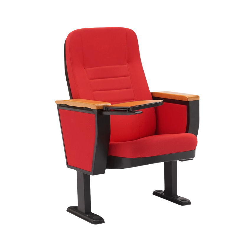荺炬礼堂椅带写字板把高清大图