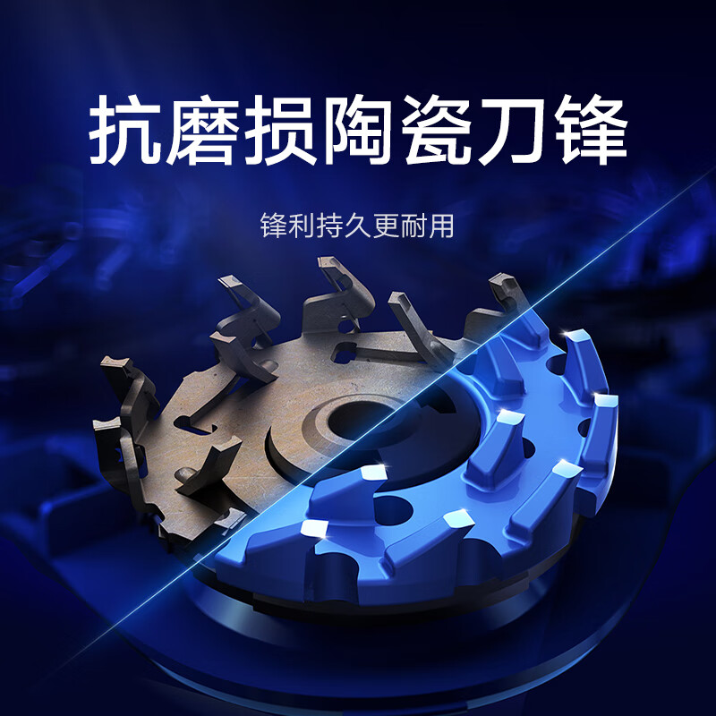 [官方旗舰店]小米 米家电动剃须刀S301黑侠客 陶瓷刀 3刀头弹性减压浮动 智能显示屏 2挡调速 智能控速高清大图