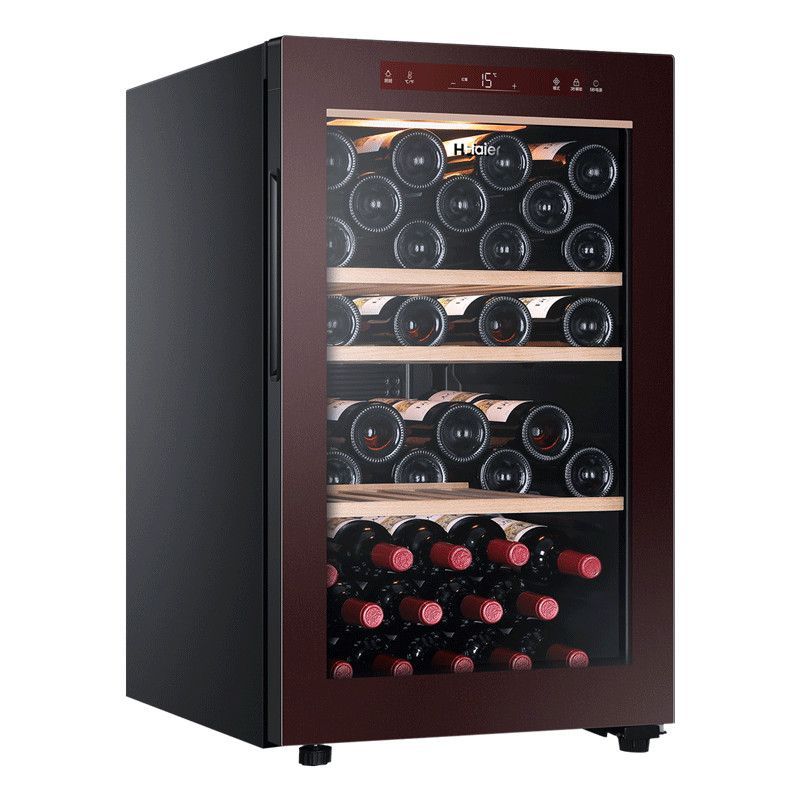 海尔(haier)jc-118a(bd) 恒温红酒柜 立式冷藏保鲜 冷藏保鲜展示柜