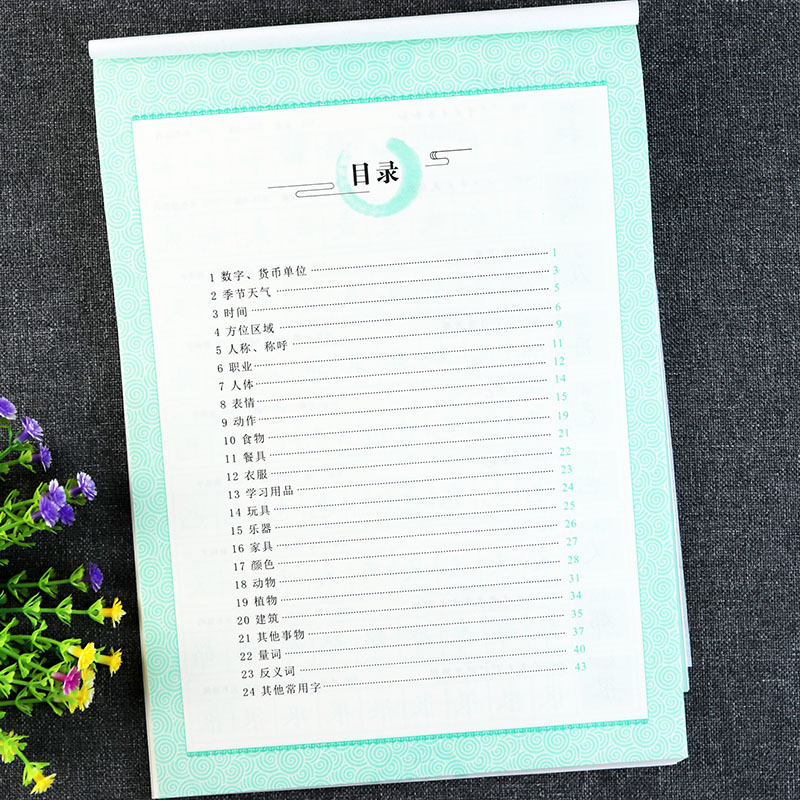 幼儿学前300字练字帖 [正版]幼儿字帖学前幼儿园练字 300字临摹练字帖儿童幼儿园大班中班小班字帖练字描红控笔训练 学高清大图