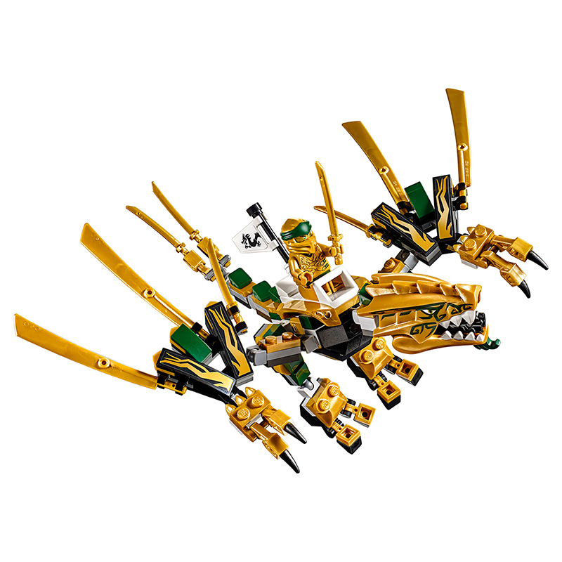 lego乐高ninjago幻影忍者系列幻影忍者黄金飞龙70666积木玩具