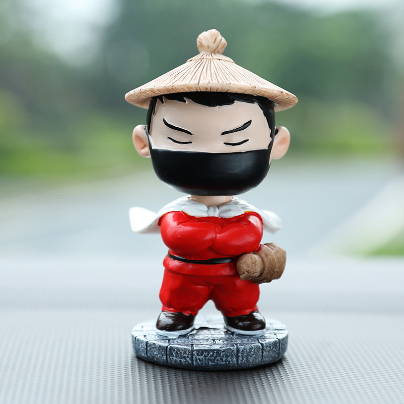 敬平寒江孤影侠客网红汽车摆件车内创意摇头公仔车载车上装饰用品大全
