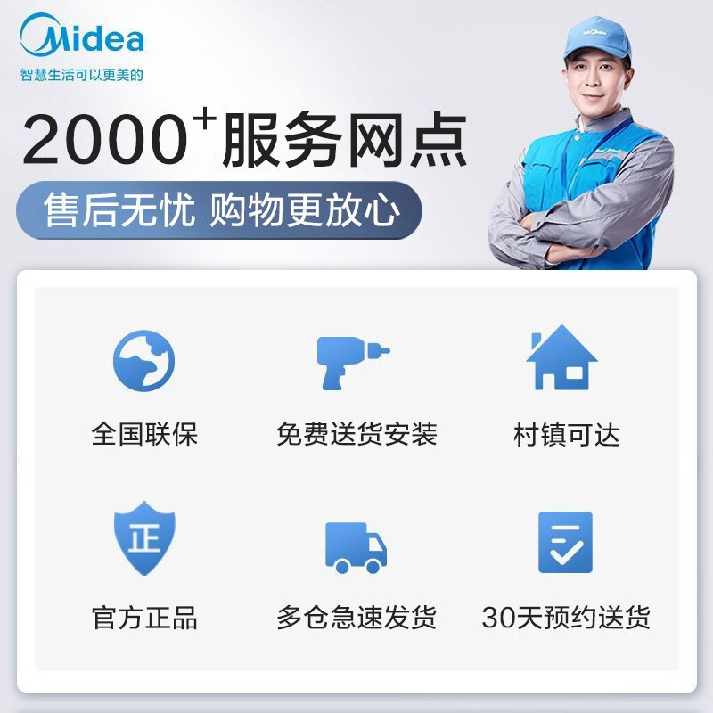 美的(Midea)BCD-325WFPM(E)325升法式多门冰箱一级能效双变频四开门小型家用电冰箱超薄风冷无霜节能低噪