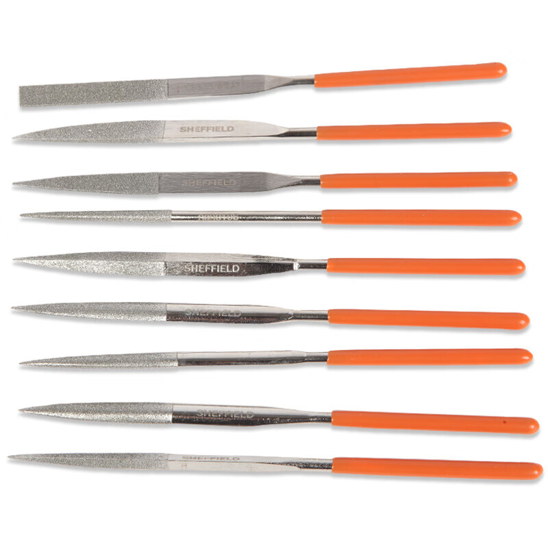 钢盾(SHEFFIELD) S090007 10件套什锦锉(3×140mm)【家用】