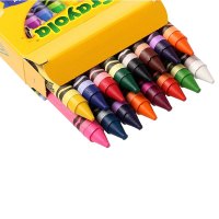 绘儿乐Crayola 16色可水洗儿童大蜡笔加粗绘画玩具52-3281