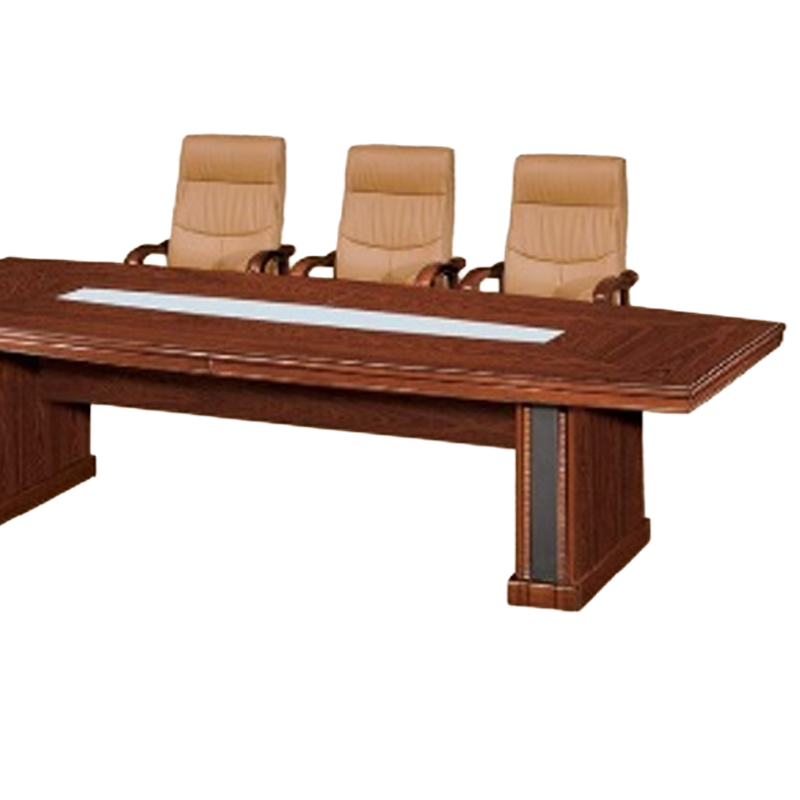 大央会议桌H-5832 3200W*1380D*760H办公家具会议桌长方形大型长桌简约现代会议室洽谈桌高清大图