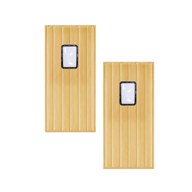 天空桥 棉门帘 MML-3金黄色40*60cm二层棉 平方米高清大图