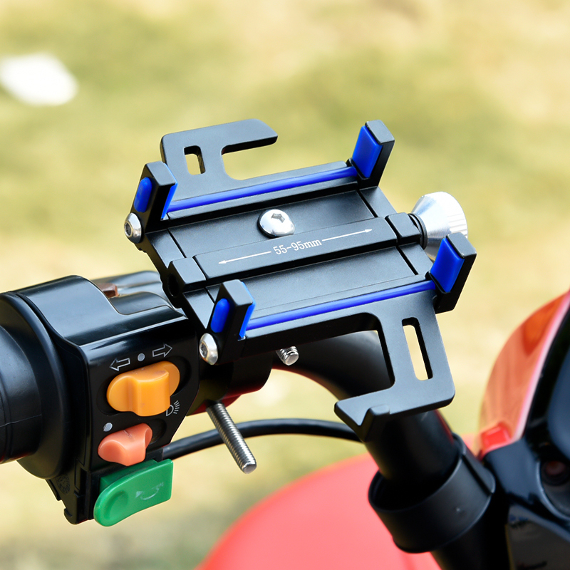 火豹摩托车手机导航支架铝合金电动电瓶车外卖骑手自行车载支架手机架