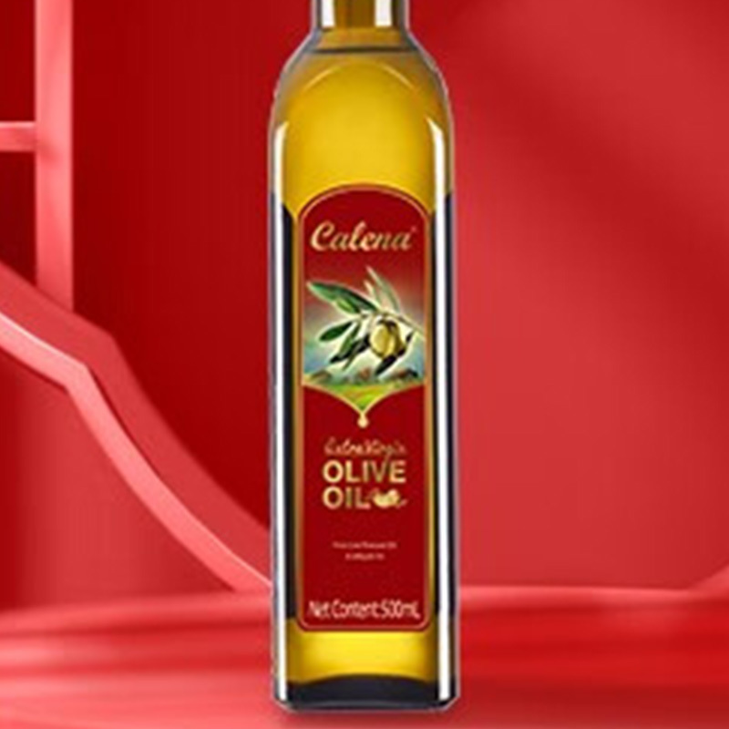 克莉娜粮油礼盒冷榨组合装特级初榨橄榄油500ml+亚麻籽油500ml高清大图