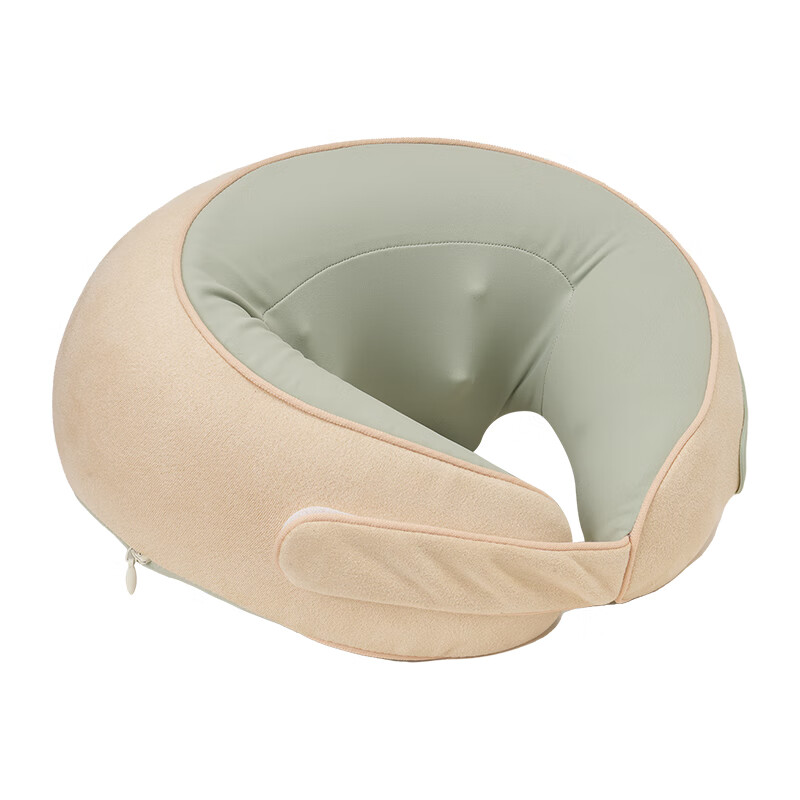 象术(SIAASOO)N2-G1 颈椎按摩器 颈部腰部肩颈斜方肌颈椎按摩仪热敷按摩枕 云初黄 2个按摩头