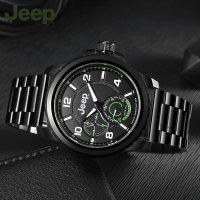 吉普(Jeep) 手表 男士户外运动帆布带军表吉普牧马人男表防水石英表JPW64601