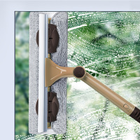 擦玻璃神器家用双面高楼清洗器搽窗户伸缩杆刮水器清洁工具擦玻璃器(颜色随机发)巧妈妈
