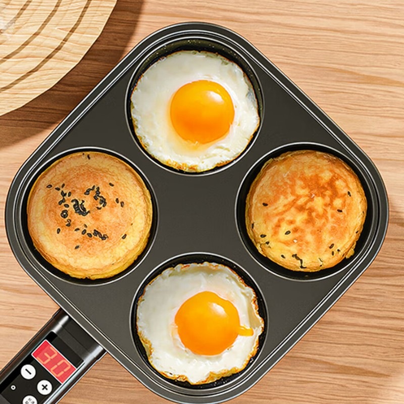 奥克斯电饼铛家用煎蛋锅烙饼锅不粘薄饼机 AKP-19A19-JDG高清大图
