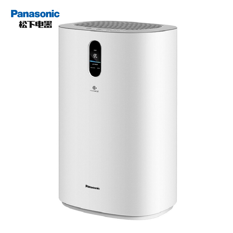 松下(Panasonic)纳诺怡空气净化器 智能WIFI芯替式净味器 F-PXT90C-H 白色高清大图
