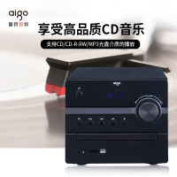 AIGO/爱国者 T80 家庭影院组合音响音箱 CD碟机 CD播放器 FM收音机 USB播放机 蓝牙音响 黑色