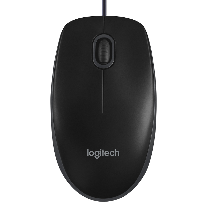 罗技(Logitech)B100企业版 鼠标 有线鼠标