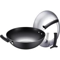 苏泊尔炒锅铁锅30/32cm炒菜锅具无涂层铸铁锅生铁锅EC32ZF01 30cm(无副手柄)
