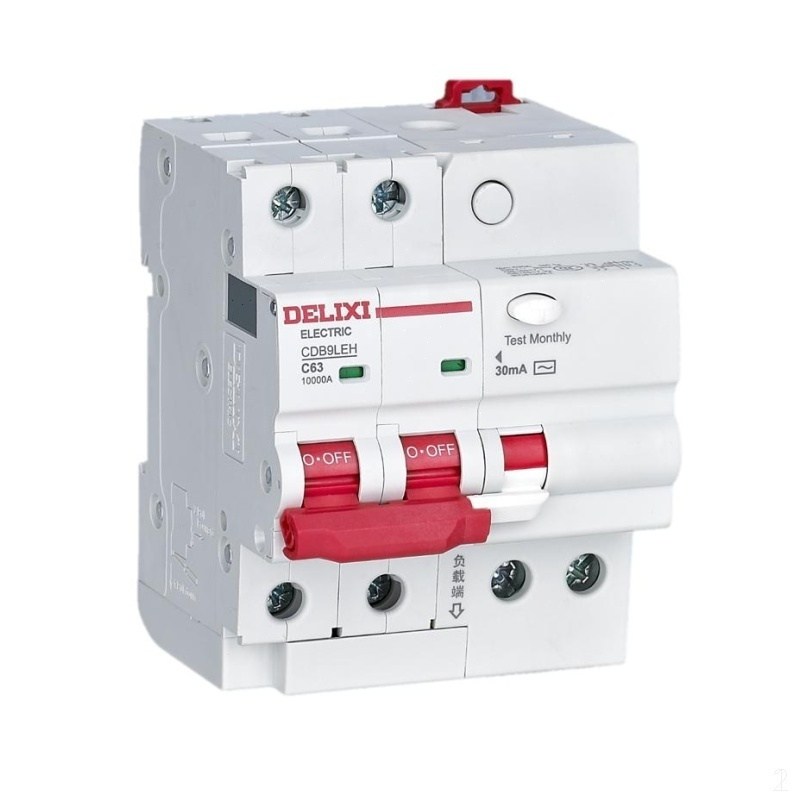 德力西 DELIXI ELECTRIC CDB9LE系列小型漏电断路器CDB9LE1254D125(包装数量 1个)