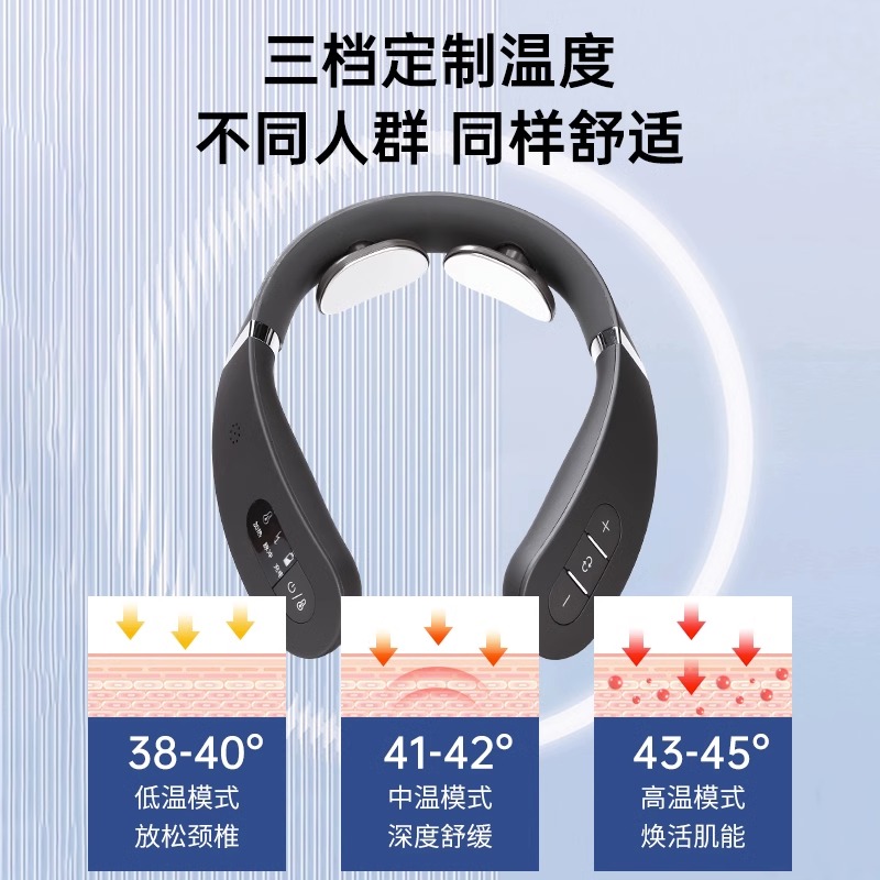 云南白药泰邦颈椎治疗仪按摩器经络疏通理疗仪颈部专用低频脉冲电疗颈椎按摩家用高清大图