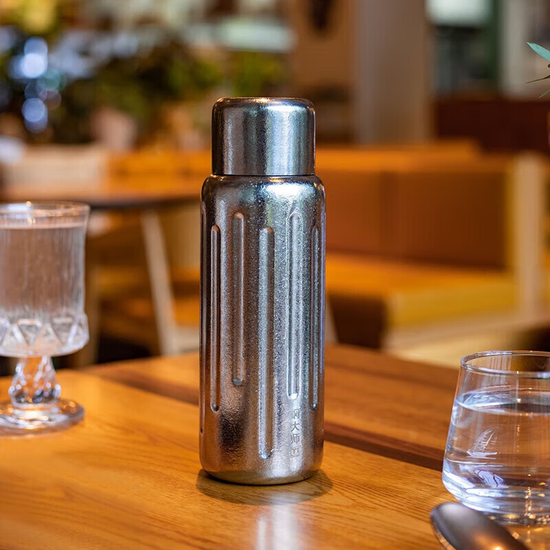 焖大师(MENDASHI ) 520ml全钛绅士闷泡杯茶水分离 纯钛杯高档 MD520T冰川蓝高清大图