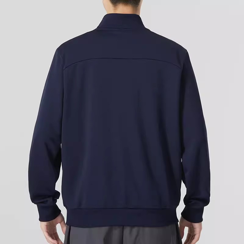 安德玛（Under Armour）男子新款健身跑步简约运动针织立领夹克外套25600404-001 ZP高清大图