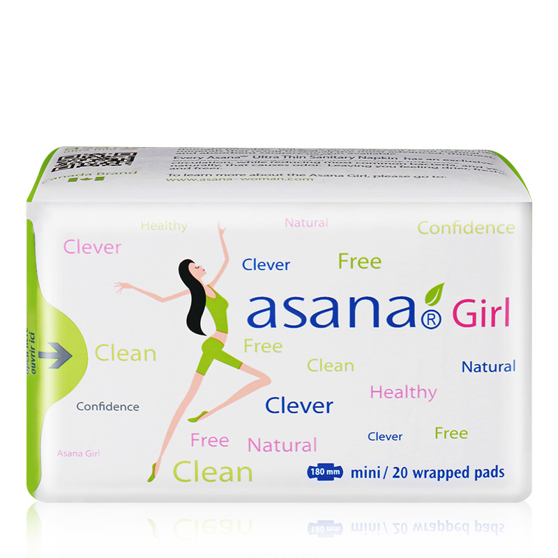 加拿大进口 阿莎娜优质棉周期组合装48片(日用10片*2+夜用8片+迷你巾20片)高清大图