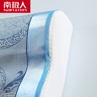 南极人(NanJiren)家纺 夏季清爽冰丝记忆枕头枕芯单只 床上用品慢回弹太空护颈枕记忆棉单人颈枕一只
